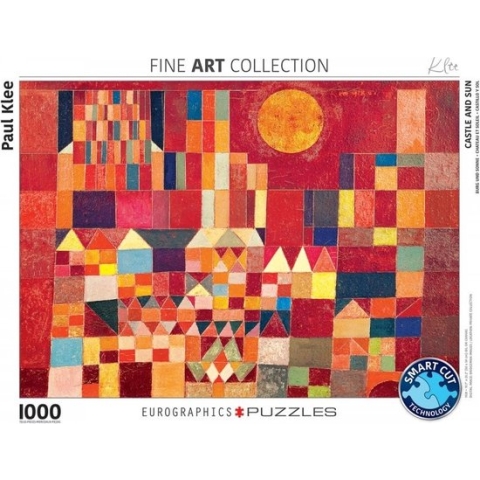 Eurographics puzzel Castle and Sun - Paul Klee - 1000 stukjes