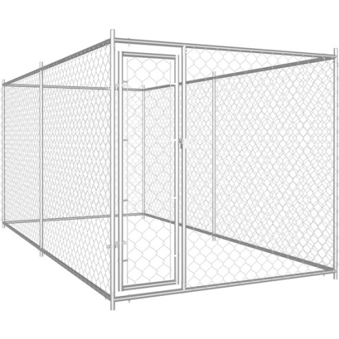 vidaXL-Hondenkennel-voor-buiten-382x192x185-cm