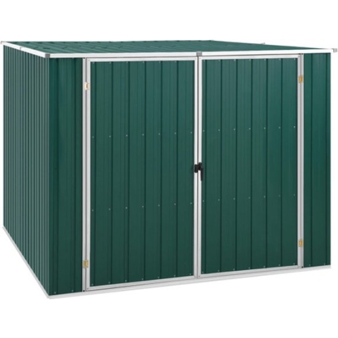 vidaXL-Tuinschuur-195x198x159-cm-gegalvaniseerd-staal-groen