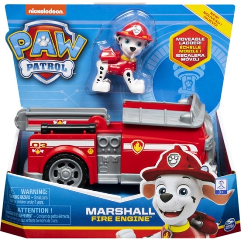 PAW Patrol - Marshall's Brandweerwagen - speelgoedauto met speelfiguur