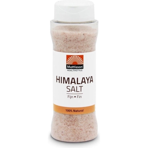 Mattisson Himalaya Zout Fijn - 100% Natuurlijk - Kruiden & Specerijen - Strooibus 170 Gram