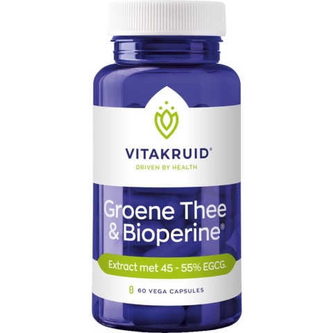 Vitakruid Groene Thee & Bioperine 60 vega capsules