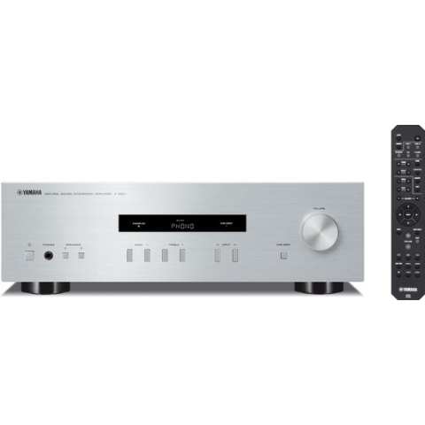Yamaha AS-201 – Stereo versterker - Analoge aansluitingen - Hoogwaardige geluidskwaliteit - Zilver