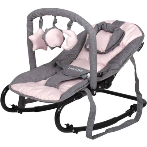 Little World Wipstoel Starwing Grey Pink