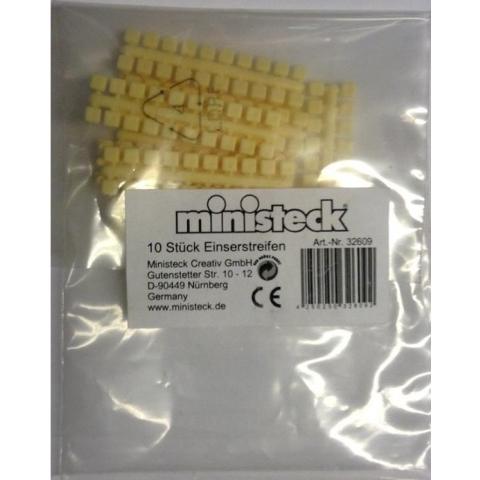 Ministeck 10 x 1 Kleurstrips - beige