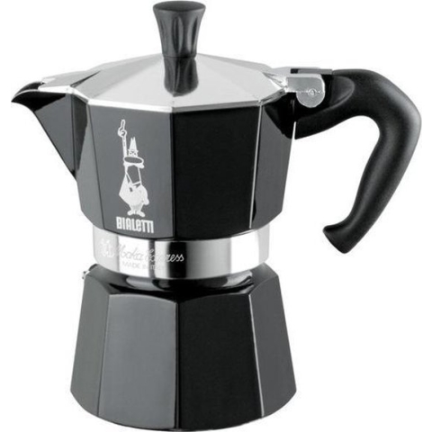 Bialetti Moka Express - Percolator - 3 kops - Aluminium - Zwart