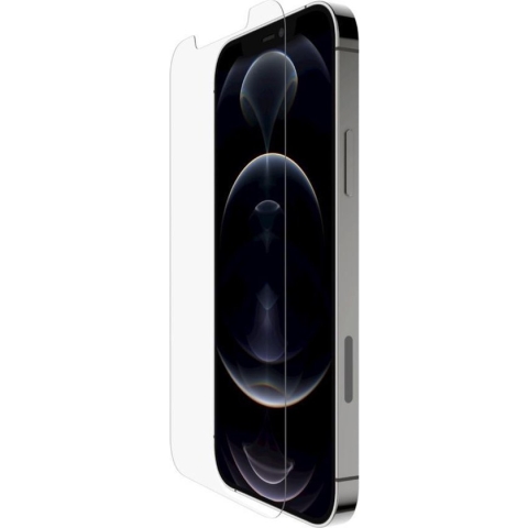 Belkin ScreenForce TemperedGlass antimicrobiële screenprotector -Geschikt voor iPhone 12/12 Pro