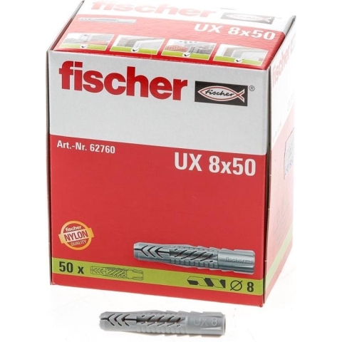 Fischer Universele Plug U x 8 x 50 - 50 Stuks