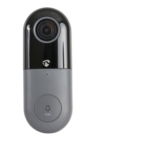 SmartLife Videodeurbel - Wi-Fi - Transformator - Full HD 1080p - Cloud Opslag (optioneel) / microSD (niet inbegrepen) - IP54 - Met bewegingssensor - Nachtzicht - Grijs / Zwart