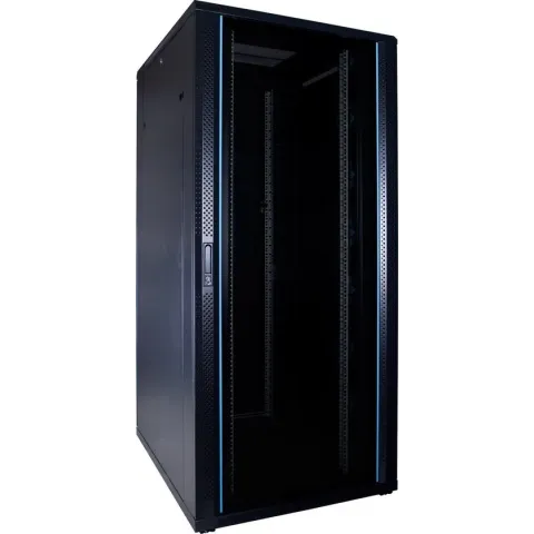 37U serverkast met glazen deur 800x1000x1800mm (BxDxH)