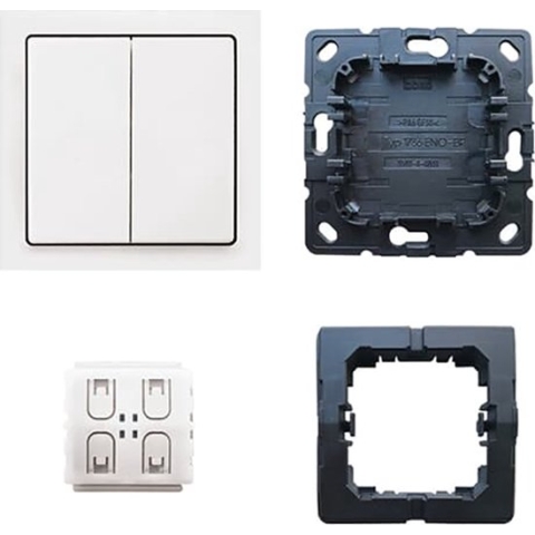 ABB Busch-Jaeger Friends of Hue - Lichtschakelaar 6716 UJ-84 Verkeerswit glanzend