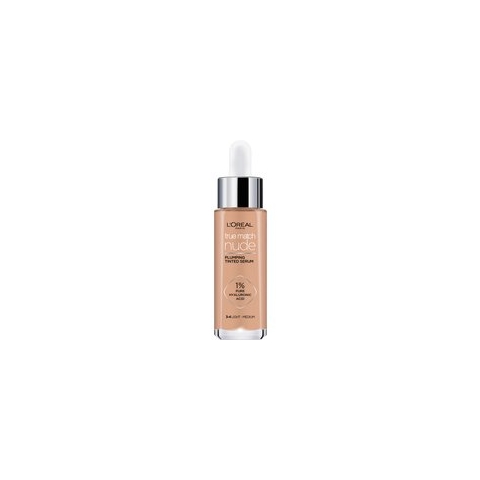 L'Oréal Paris True Match Nude Volumegevend Getint Serum Foundation met hyaluronzuur - 3-4 Light Medium - 30ml - Vegan