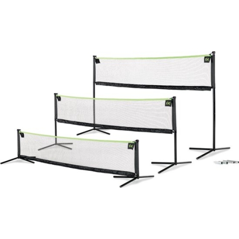 EXIT verstelbaar sportnet 155x300cm - zwart