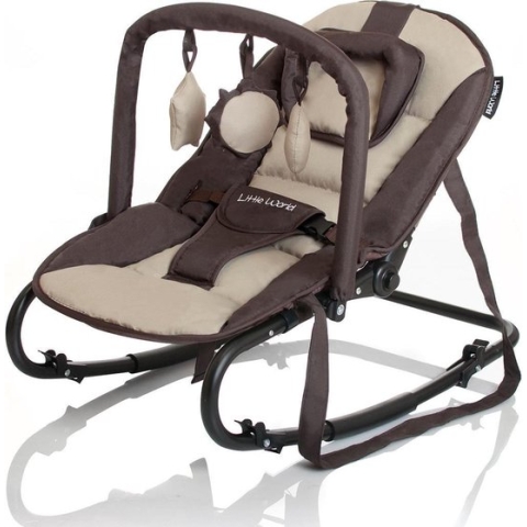 Wipstoel Little World Stardust Brown 'n Beige (incl. speelboog)