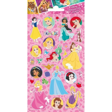 Funny Products Stickers Princess 20 X 10 Cm Papier Roze 28 Stuks