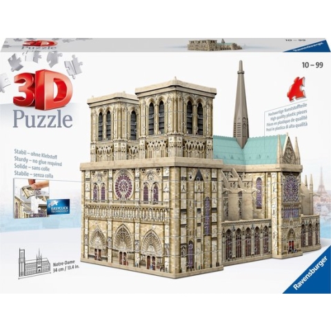 Ravensburger Notre Dame Parijs - 3D puzzel gebouw - 324 stukjes