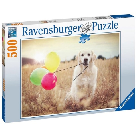 Ravensburger puzzel Ballonnen Feestje - Legpuzzel - 500 stukjes