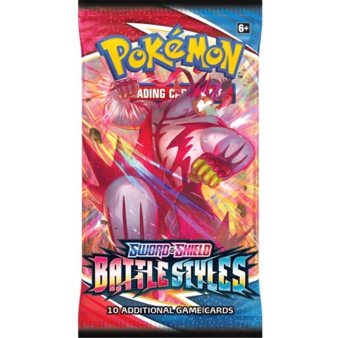 Pokémon Sword & Shield Battle Styles Sleeved Booster - Pokémon Kaarten