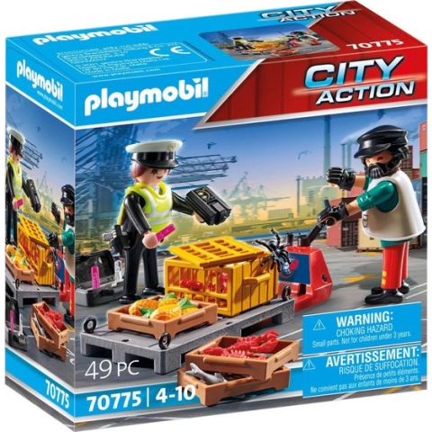 PLAYMOBIL City Action Cargo Douane controle - 70775