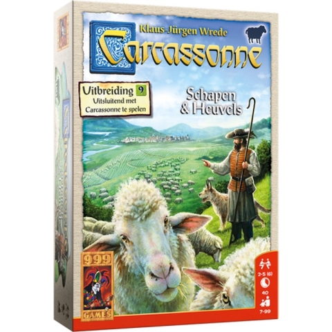 Carcassonne: Schapen & Heuvels Uitbreiding Bordspel
