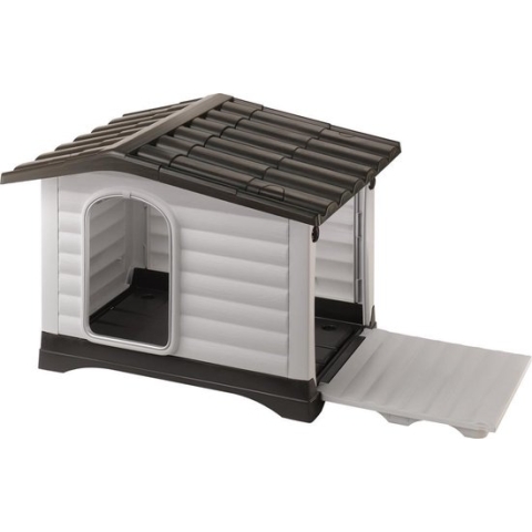 Ferplast Dogvilla 110 Hondenhok - Grijs - 111 x 84 x 79 cm