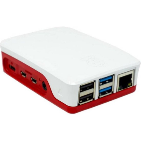 Officiële Raspberry Pi 4 behuizing - Roze-Wit