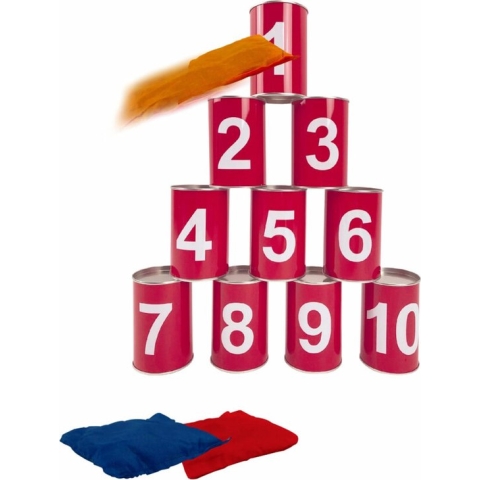 Alert Vang en werpspel Blikgooien 10 stuks