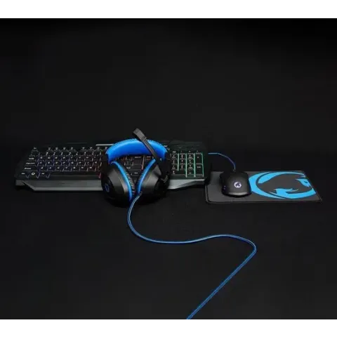 4 in 1 Gaming Combo Kit - Amerikaanse Internationale Indeling - Zwart