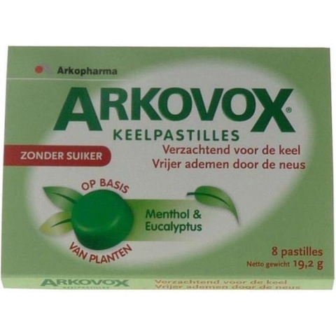 Arkopharma Keelpastilles Menthol & Eucalyptes