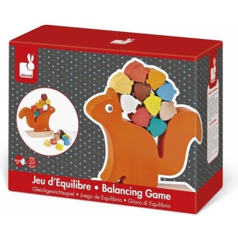 Janod Stapeltuimelaar Nutty de Eekhoorn