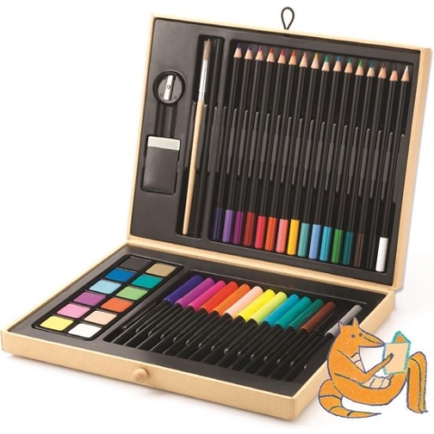 Djeco 46-delige Tekenkoffer DJ08797