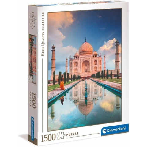 Clementoni - Puzzel 1500 Stukjes High Quality Collection, Taj Mahal, Puzzel Voor Volwassenen en Kinderen, 14-99 jaar, 31818