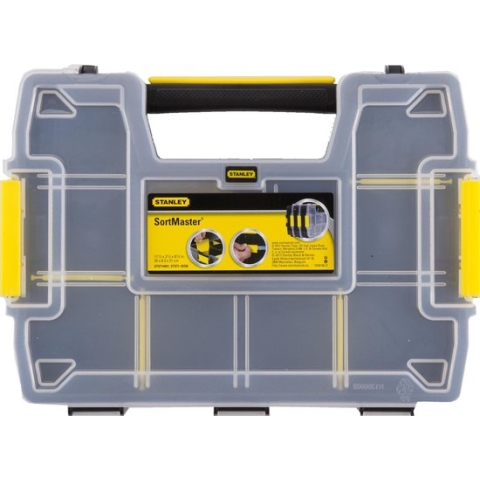 Stanley Gereedschapskoffer opstapelbaar - 10 opbergvakjes - 29,5x6,5x21,5 cm