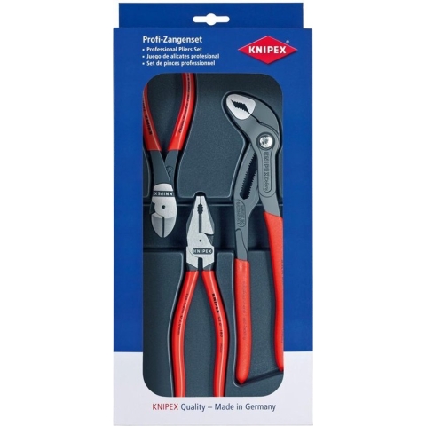 Knipex 00 20 10 3-delige Kracht Tangenset