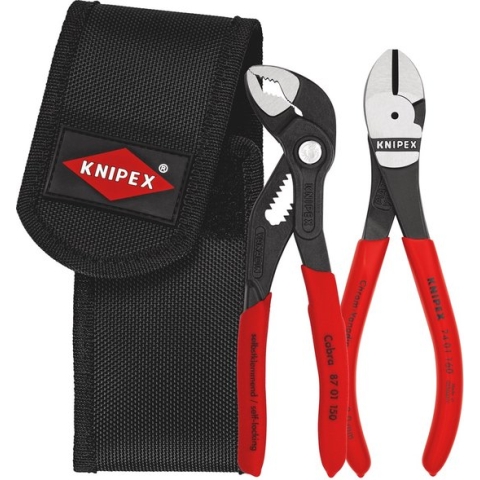 Knipex 002072V02 2-delige Mini Tangenset in gordeltas