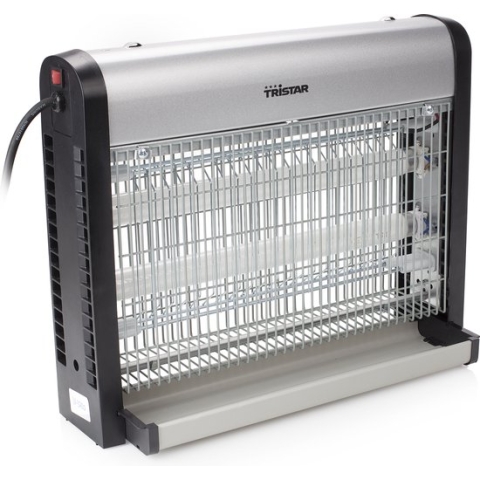 Insectenlamp Tristar IV-3720 - Elektrische Muggenlamp - UV insectendoder - Gemakkelijk op te hangen - Insecten verdelger voor binnen - Lamp voor o.a. muggen, vliegen en overige vliegende insecten - Voor grote ruimtes - Zwart