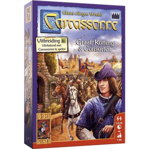 Carcassonne: Graaf, Koning en Consorten Uitbreiding Bordspel