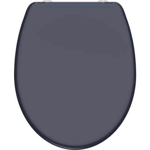 SCHÜTTE WC-Bril 82304 ANTHRAZIT - Duroplast - Soft Close - Afklikbaar - RVS-Scharnieren - Gelakt - Antraciet