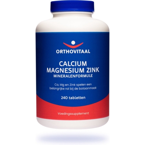 Orthovitaal - Calcium Magnesium Zink - 240 tabletten - Mineralen - vegan - voedingssupplement