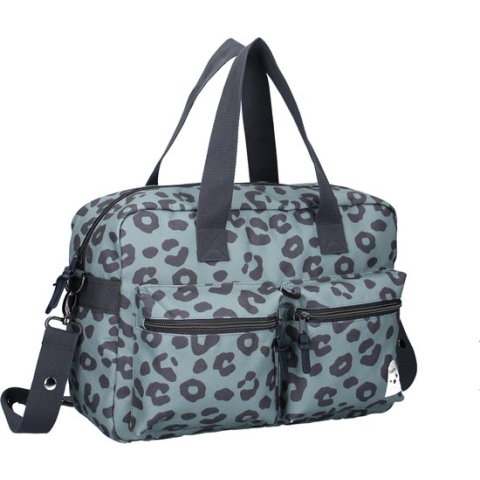 Kidzroom One Thing at a Time - Luiertas - Blauw - Ophanglussen kinderwagen - Verschoonmatje - Verstelbare schouderband