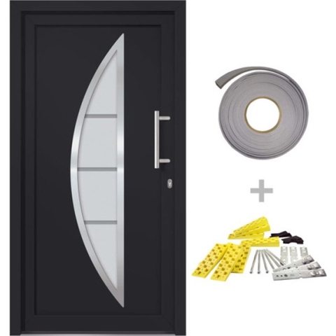 vidaXL-Voordeur-108x200-cm-antraciet