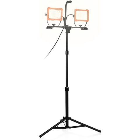 Smartwares Bouwlamp Met Statief – 2x 30 W LED – 4800 lumen - FCL-80114