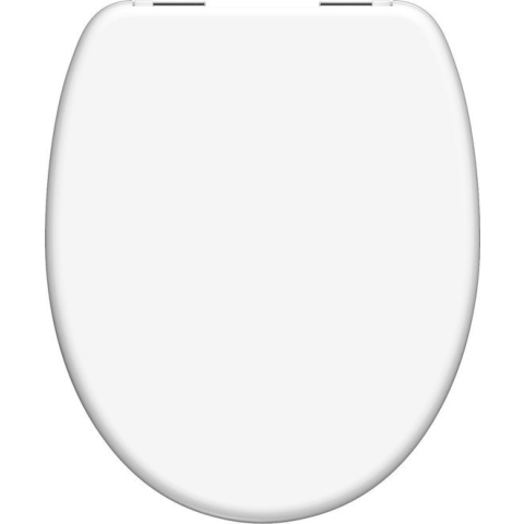SCHÜTTE WC-Bril 82100 WHITE - Duroplast - Soft Close - Verchroomde Scharnieren - Gelakt - Wit