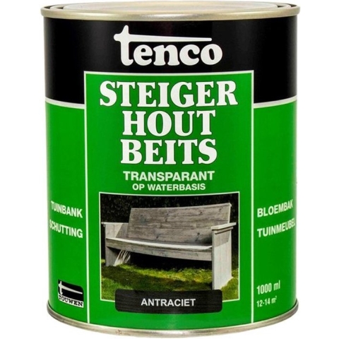 Tenco steigerhoutbeits antraciet - 1 liter