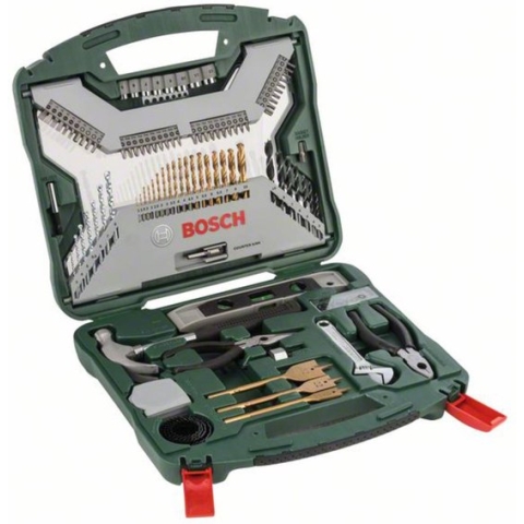 Bosch X-Line borenset - 103-delig - Hout, metaal en steen