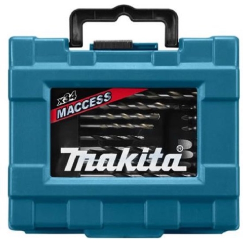 Makita D-36980 34 delige bit- en borenset in koffer