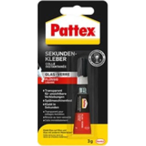 Pattex Classic 3 g Extra sterke Superlijm voor Rubber, Metaal, Glas, Kunststof, Keramiek, Hout, Leder, Porselein