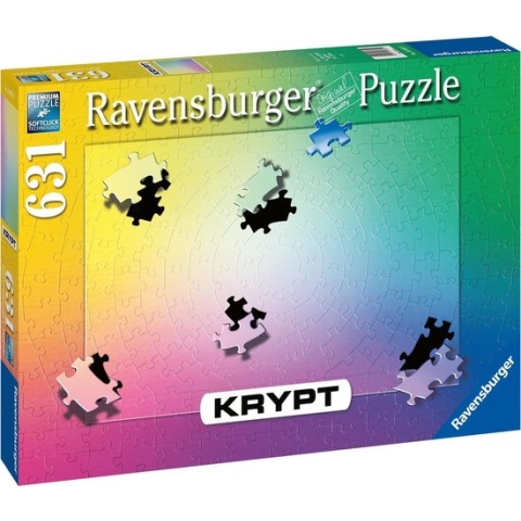 Ravensburger Krypt puzzel Gradient Pasteltinten - Legpuzzel - 631 stukjes