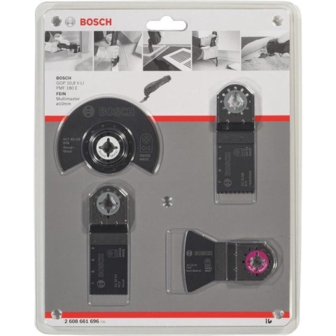 Bosch - 4-delige vloer-/inbouwset ACZ 85 EB (1x); AIZ 32 BB (1x); AIZ 32 EC (1x); ATZ 52 SC (1x)