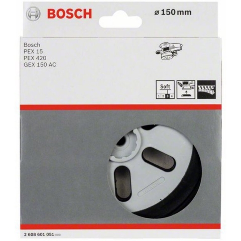 Bosch Schuurplateau zacht 150 mm